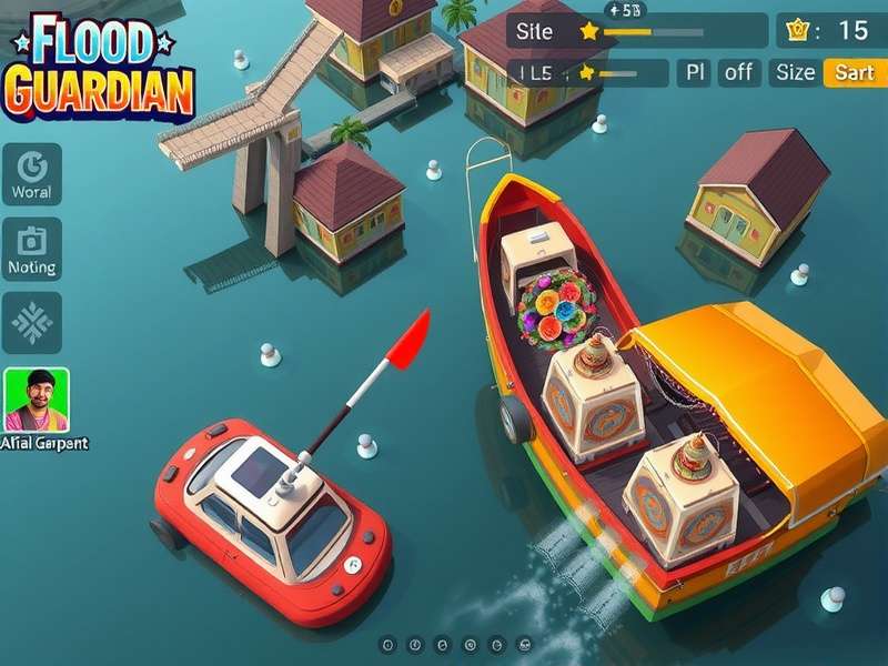 Flood Guardian localized content showing Indian festival event